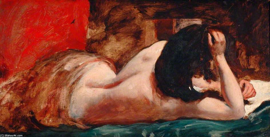 Wikioo.org - The Encyclopedia of Fine Arts - Painting, Artwork by William Etty - Woman Reclining