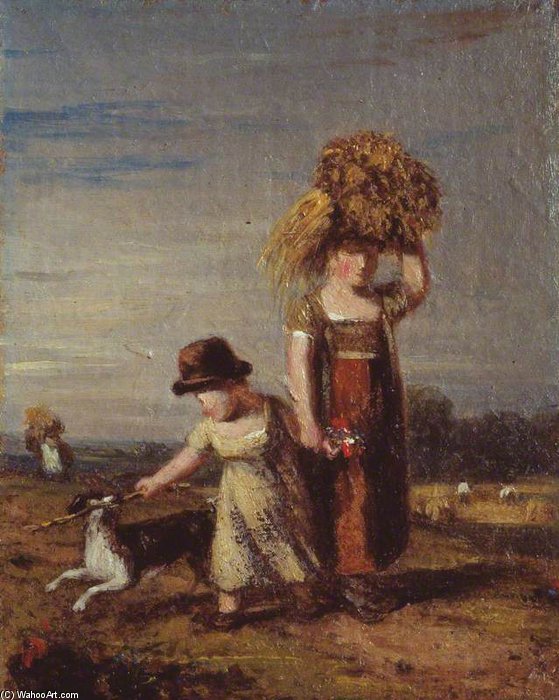 Wikioo.org - The Encyclopedia of Fine Arts - Painting, Artwork by William Frederick Witherington - The Gleaners