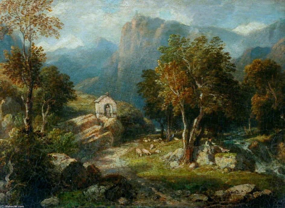 Wikioo.org - The Encyclopedia of Fine Arts - Painting, Artwork by William Havell - Landscape -
