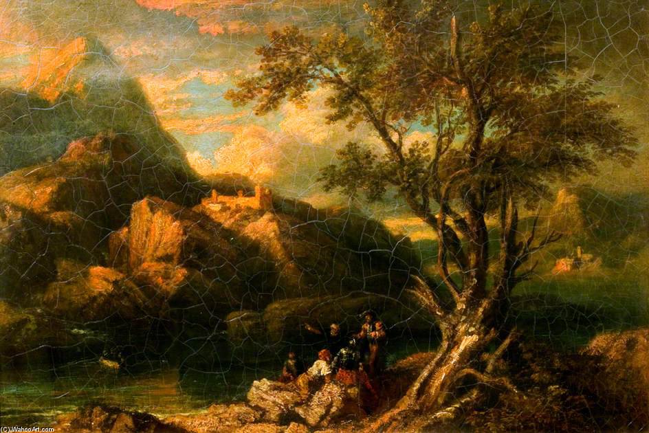 WikiOO.org - Encyclopedia of Fine Arts - Maleri, Artwork William Havell - Landscape