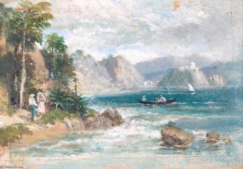 WikiOO.org - Енциклопедія образотворчого мистецтва - Живопис, Картини
 William Havell - The Braganza Shore At Rio De Janeiro, Brazil
