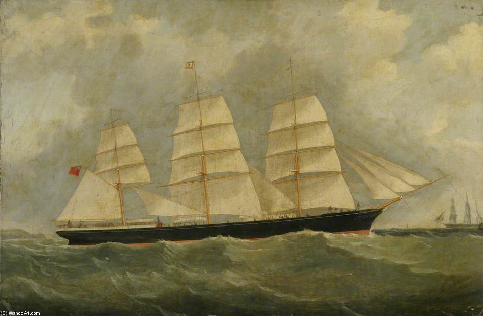 WikiOO.org - Енциклопедія образотворчого мистецтва - Живопис, Картини
 William John Huggins - The Ship 'leonard'