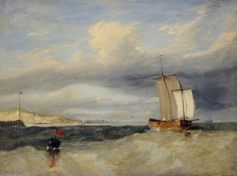 Wikioo.org - The Encyclopedia of Fine Arts - Painting, Artwork by Charles Bentley - Seascape
