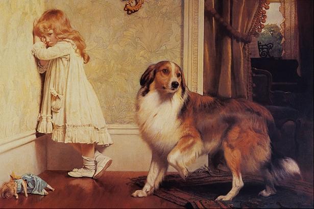 Wikioo.org - The Encyclopedia of Fine Arts - Painting, Artwork by Charles Burton Barber - A Special Pleader -