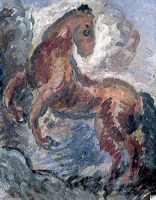 WikiOO.org - دایره المعارف هنرهای زیبا - نقاشی، آثار هنری Duncan Grant - A Prancing Horse