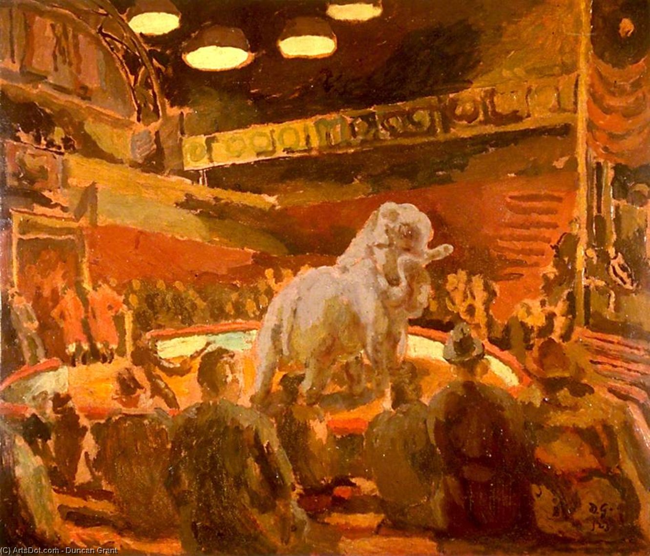 WikiOO.org - Encyclopedia of Fine Arts - Målning, konstverk Duncan Grant - Circus