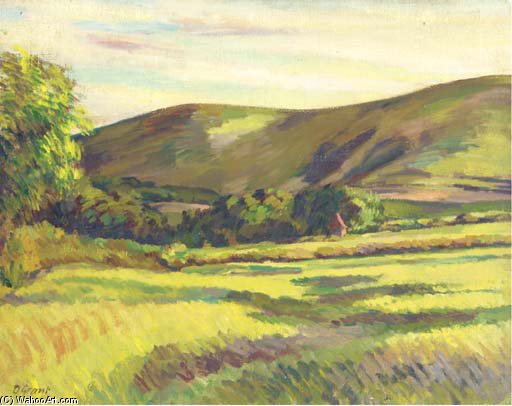 Wikioo.org - The Encyclopedia of Fine Arts - Painting, Artwork by Duncan Grant - Firle Beacon