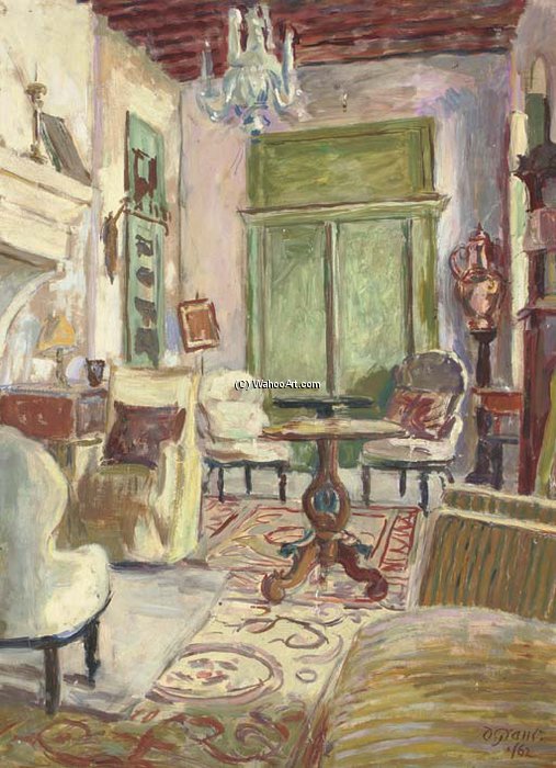 Wikioo.org - The Encyclopedia of Fine Arts - Painting, Artwork by Duncan Grant - Interior, San Roque