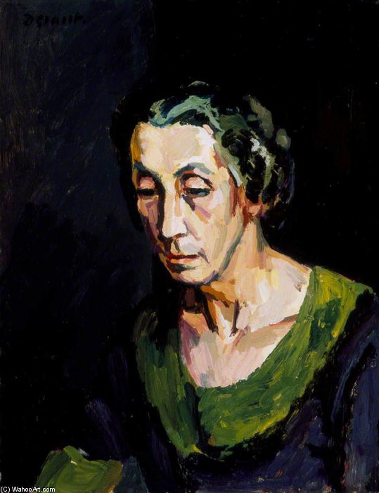 WikiOO.org - Encyclopedia of Fine Arts - Maalaus, taideteos Duncan Grant - Mrs Hammersley