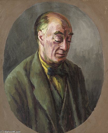 WikiOO.org - 백과 사전 - 회화, 삽화 Duncan Grant - Portrait Of Desmond Mccarthy