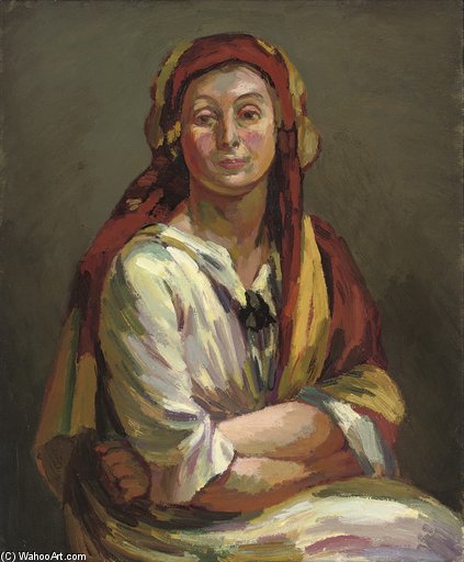 WikiOO.org - Encyclopedia of Fine Arts - Maľba, Artwork Duncan Grant - Portrait Of Helen Anrep