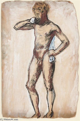 WikiOO.org - Encyclopedia of Fine Arts - Maľba, Artwork Duncan Grant - Portrait Of Paul Roche