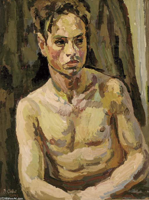 Wikioo.org - The Encyclopedia of Fine Arts - Painting, Artwork by Duncan Grant - Roman Model