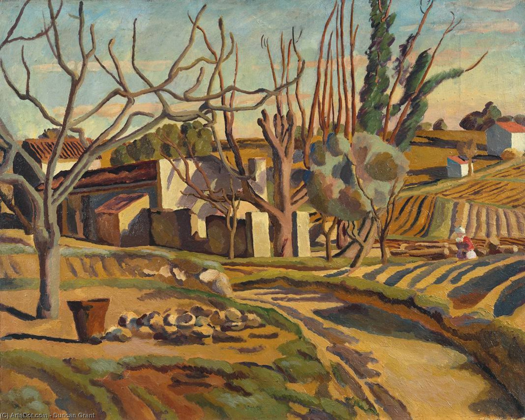 WikiOO.org - Encyclopedia of Fine Arts - Malba, Artwork Duncan Grant - South Of France