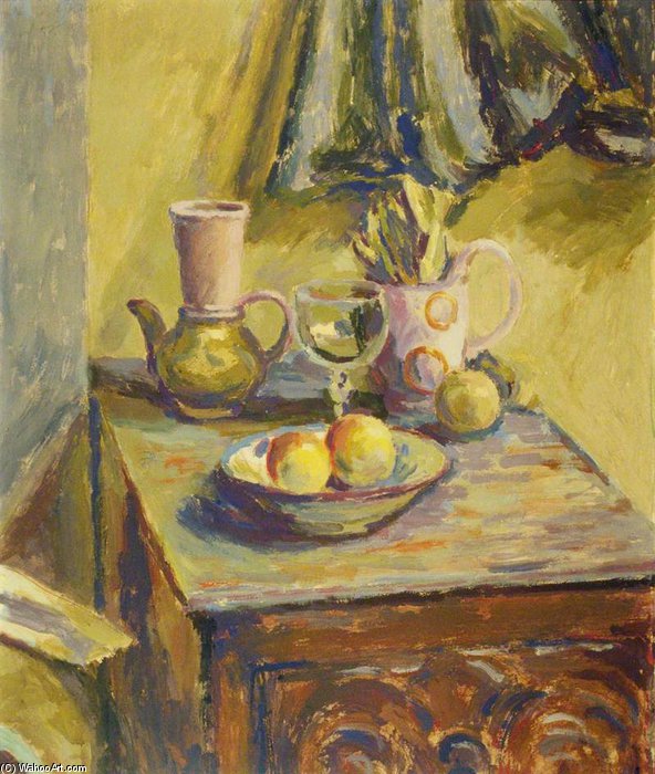 Wikioo.org - The Encyclopedia of Fine Arts - Painting, Artwork by Duncan Grant - Still Life Group