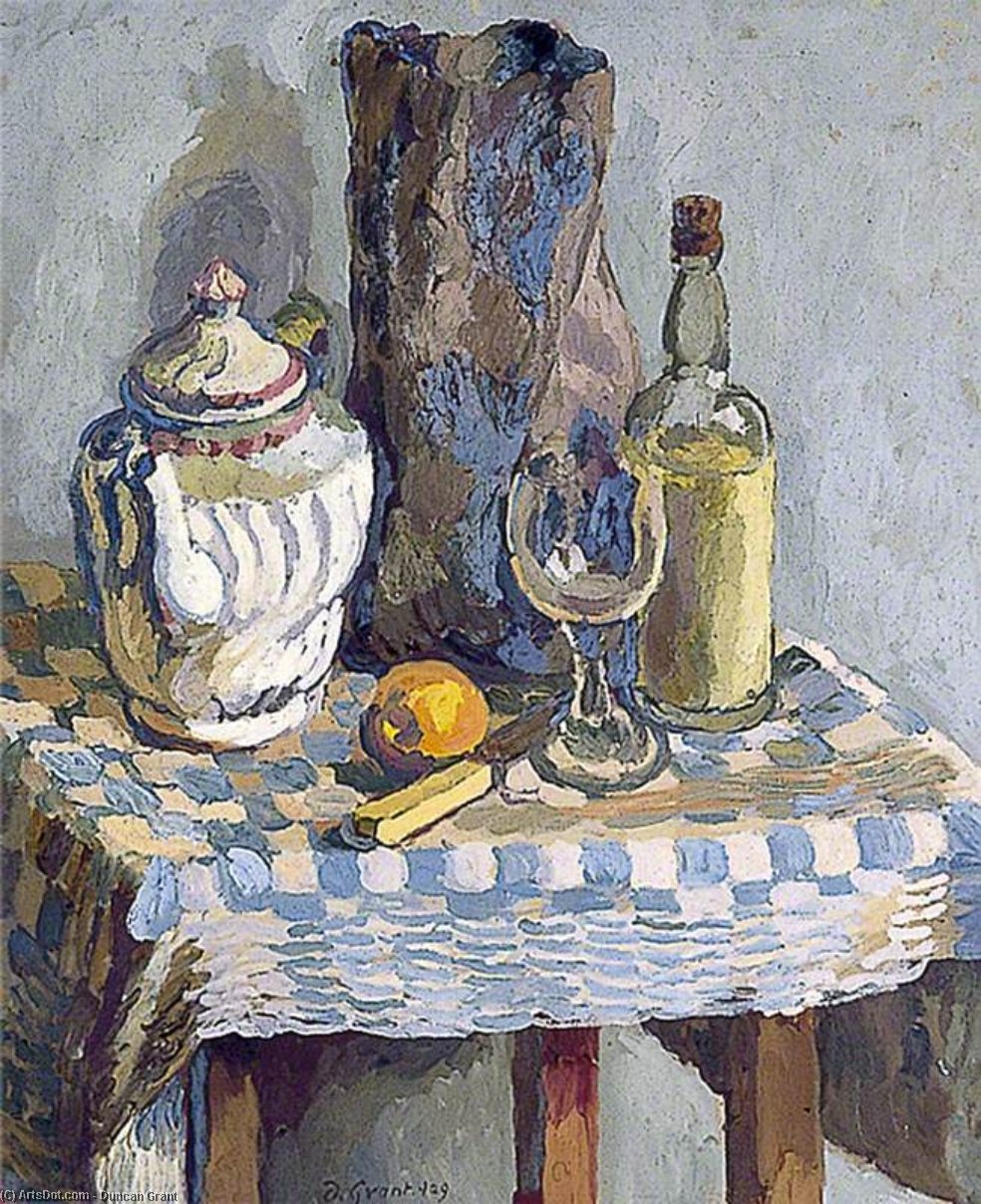 Wikioo.org - The Encyclopedia of Fine Arts - Painting, Artwork by Duncan Grant - Still Life With A Tea Pot