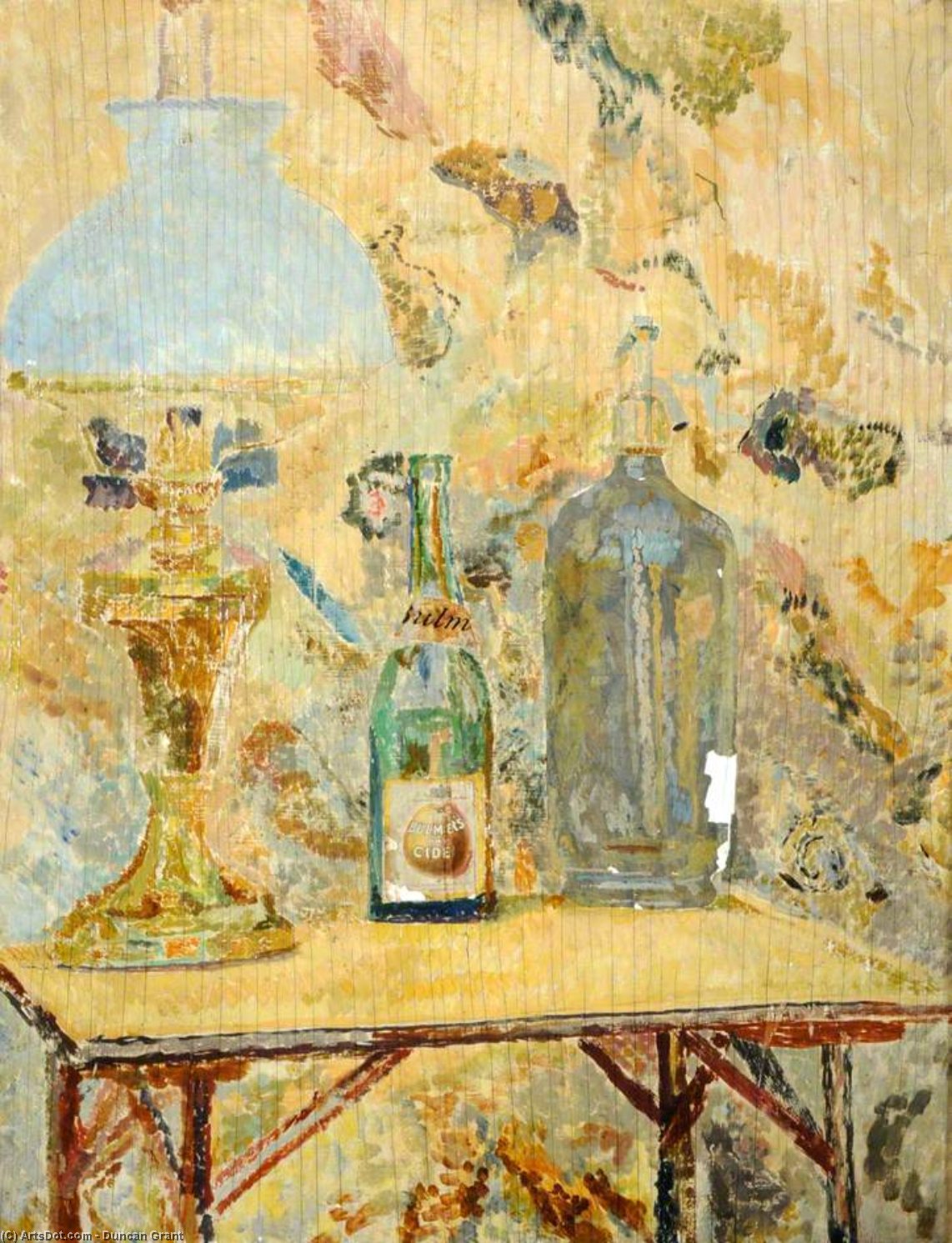 WikiOO.org - Encyclopedia of Fine Arts - Schilderen, Artwork Duncan Grant - Still Life, Asheham House