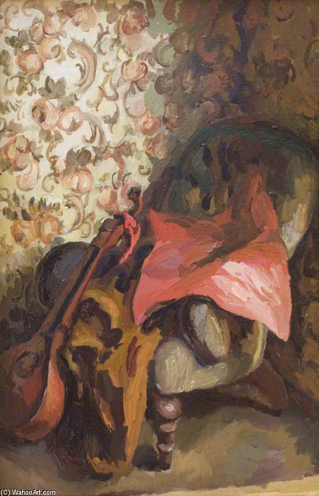 WikiOO.org - Encyclopedia of Fine Arts - Lukisan, Artwork Duncan Grant - The Armchair, 8 Fitzroy Street