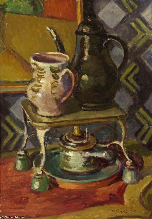 WikiOO.org - Güzel Sanatlar Ansiklopedisi - Resim, Resimler Duncan Grant - The Coffee Pot
