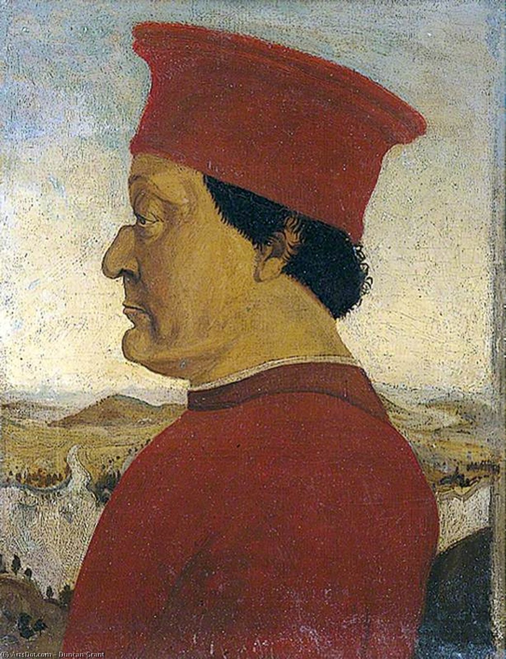 Wikioo.org - The Encyclopedia of Fine Arts - Painting, Artwork by Duncan Grant - The Duke Of Urbino