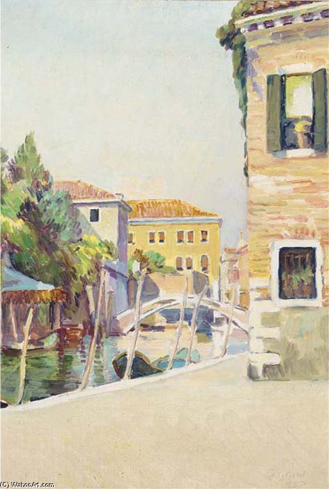 WikiOO.org - Enciklopedija dailės - Tapyba, meno kuriniai Duncan Grant - The Guidecca, Venice