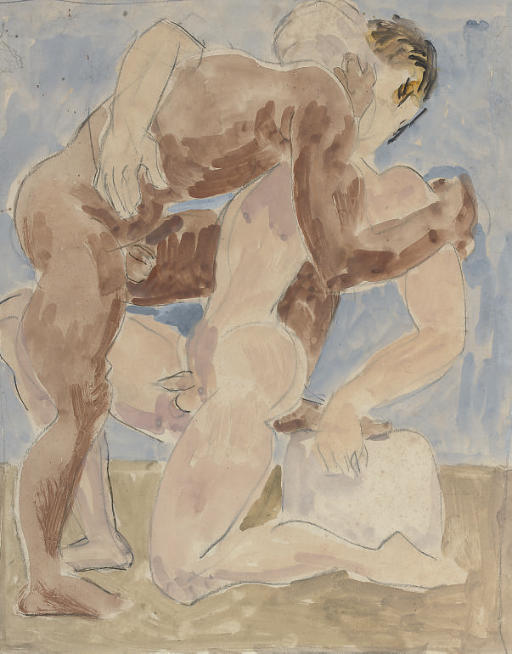 WikiOO.org - Енциклопедия за изящни изкуства - Живопис, Произведения на изкуството Duncan Grant - The Lovers