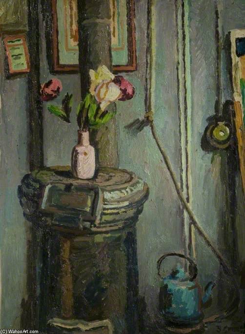 Wikioo.org - The Encyclopedia of Fine Arts - Painting, Artwork by Duncan Grant - The Pink Vase