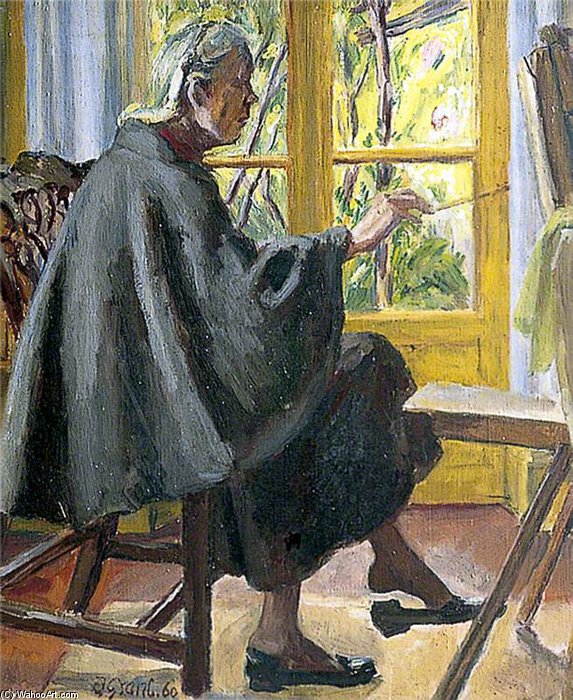 Wikioo.org - The Encyclopedia of Fine Arts - Painting, Artwork by Duncan Grant - Vanessa Bell -