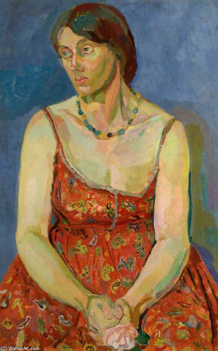 Wikioo.org - The Encyclopedia of Fine Arts - Painting, Artwork by Duncan Grant - Vanessa Bell, Née Stephen