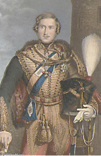 WikiOO.org - Encyclopedia of Fine Arts - Malba, Artwork George Baxter - His Royal Highness, Prince Albert