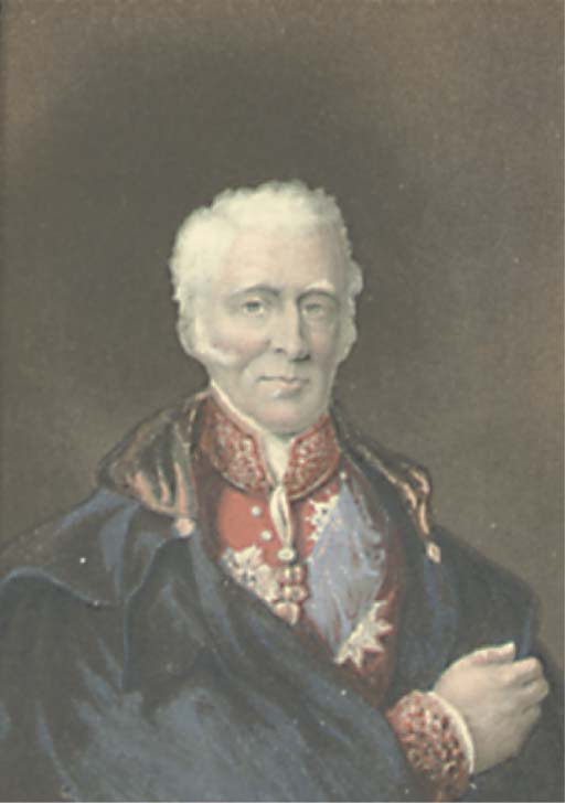 WikiOO.org - Encyclopedia of Fine Arts - Målning, konstverk George Baxter - The Late Duke Of Wellington