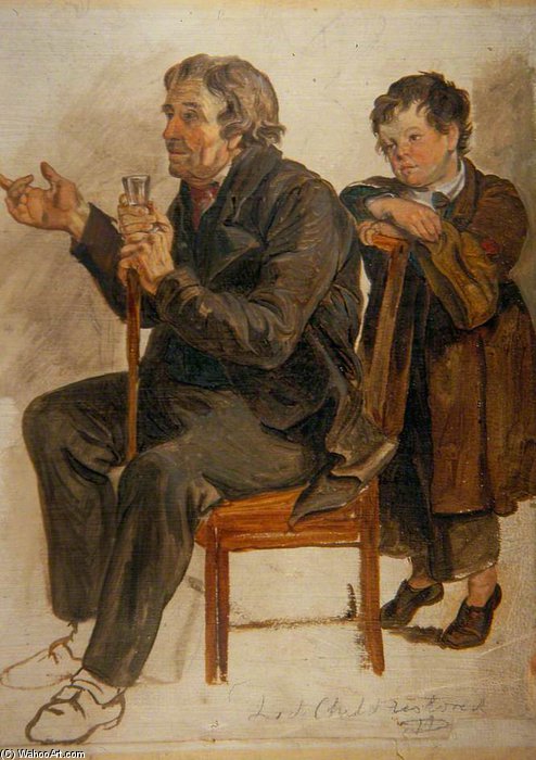 Wikioo.org - The Encyclopedia of Fine Arts - Painting, Artwork by George Harvey - Finder Of The Lost Child