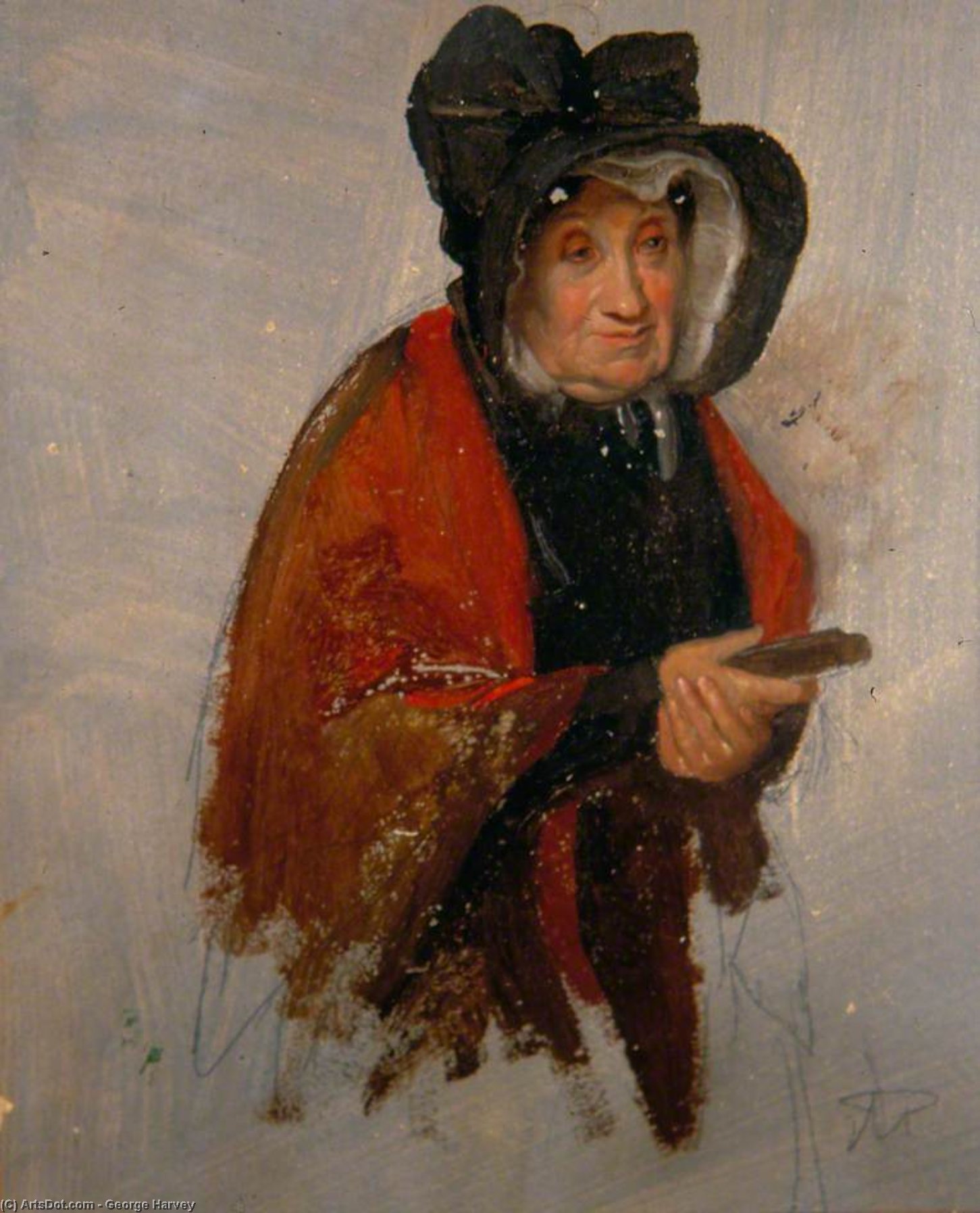 WikiOO.org - 百科事典 - 絵画、アートワーク George Harvey - の肖像画 woman