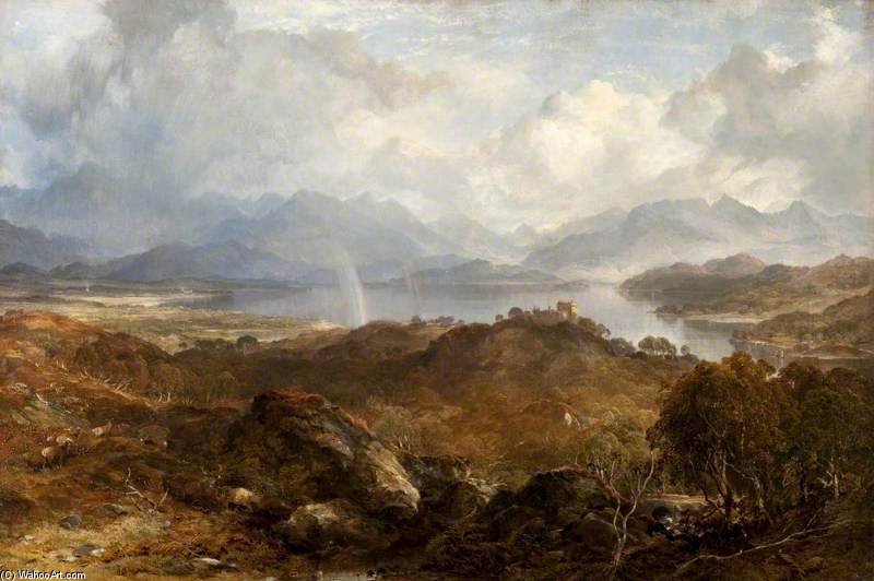 Wikioo.org - The Encyclopedia of Fine Arts - Painting, Artwork by Horatio Mcculloch - 'my Heart's In The Highlands