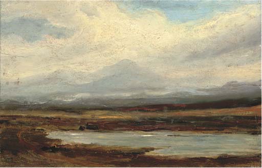 WikiOO.org - 백과 사전 - 회화, 삽화 Horatio Mcculloch - A View Across The Lowlands