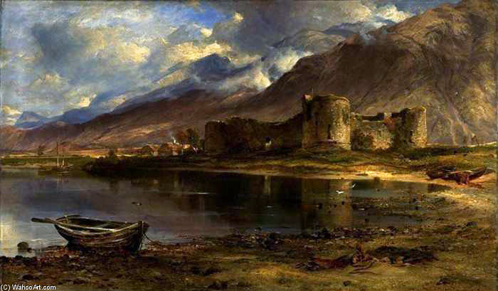WikiOO.org - Εγκυκλοπαίδεια Καλών Τεχνών - Ζωγραφική, έργα τέχνης Horatio Mcculloch - Inverlochy Castle -