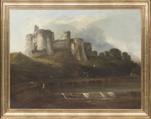 Wikioo.org - The Encyclopedia of Fine Arts - Painting, Artwork by Horatio Mcculloch - Kidwelly Castle, Wales