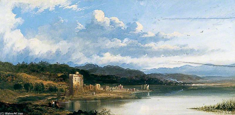 WikiOO.org - Εγκυκλοπαίδεια Καλών Τεχνών - Ζωγραφική, έργα τέχνης Horatio Mcculloch - Kilchurn Castle, Loch Awe