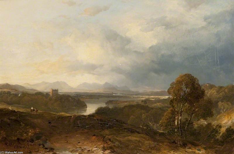 Wikioo.org - The Encyclopedia of Fine Arts - Painting, Artwork by Horatio Mcculloch - Ross-shire Landscape
