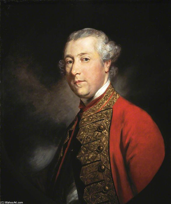 WikiOO.org - Encyclopedia of Fine Arts - Maľba, Artwork James Northcote - Lieutenant-general (later Field Marshal Sir) George Howard