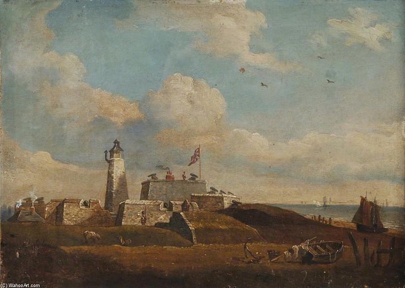 Wikioo.org – L'Encyclopédie des Beaux Arts - Peinture, Oeuvre de John Berney Ladbrooke - Southsea Castle -