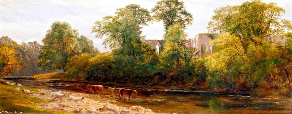 Wikioo.org - The Encyclopedia of Fine Arts - Painting, Artwork by Richard Redgrave - Bolton Abbey, Morning
