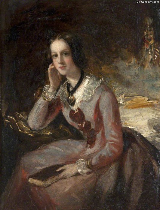 WikiOO.org - Encyclopedia of Fine Arts - Maľba, Artwork Francis Grant - Charlotte Hope Scott, Granddaughter Of Sir Walter Scott