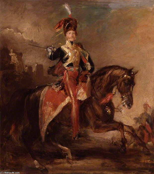 Wikioo.org - The Encyclopedia of Fine Arts - Painting, Artwork by Francis Grant - James Thomas Brudenell, 7th Earl Of Cardigan