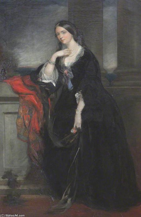 WikiOO.org - Encyclopedia of Fine Arts - Maľba, Artwork Francis Grant - Lady Marian Margaret Compton -