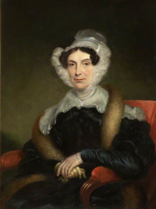 Wikioo.org - The Encyclopedia of Fine Arts - Painting, Artwork by Francis Grant - Portrait Of An Unknown Woman