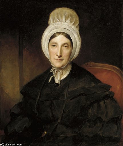 Wikioo.org - The Encyclopedia of Fine Arts - Painting, Artwork by Francis Grant - Portrait Of Charlotte Sofia