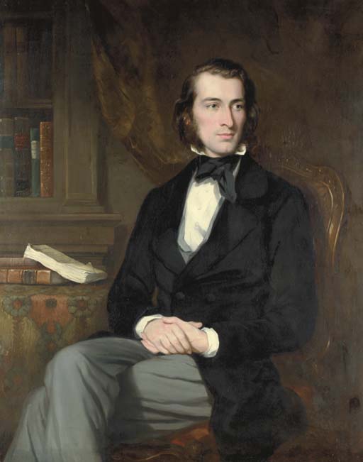 WikiOO.org - אנציקלופדיה לאמנויות יפות - ציור, יצירות אמנות Francis Grant - Portrait Of Matthew Piers Boulton