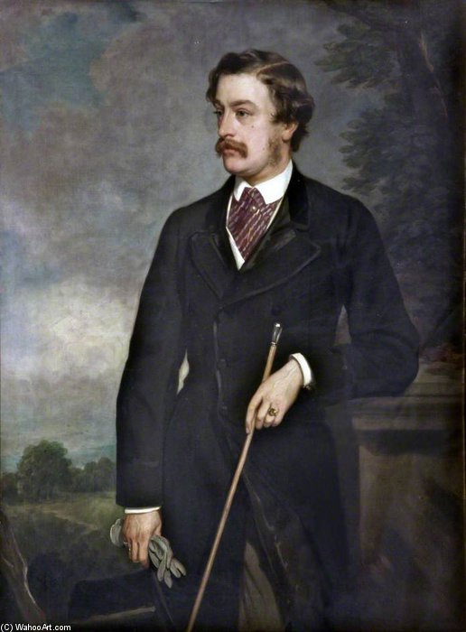 Wikioo.org - The Encyclopedia of Fine Arts - Painting, Artwork by Francis Grant - The 4th Earl Of Sefton As A Young Man