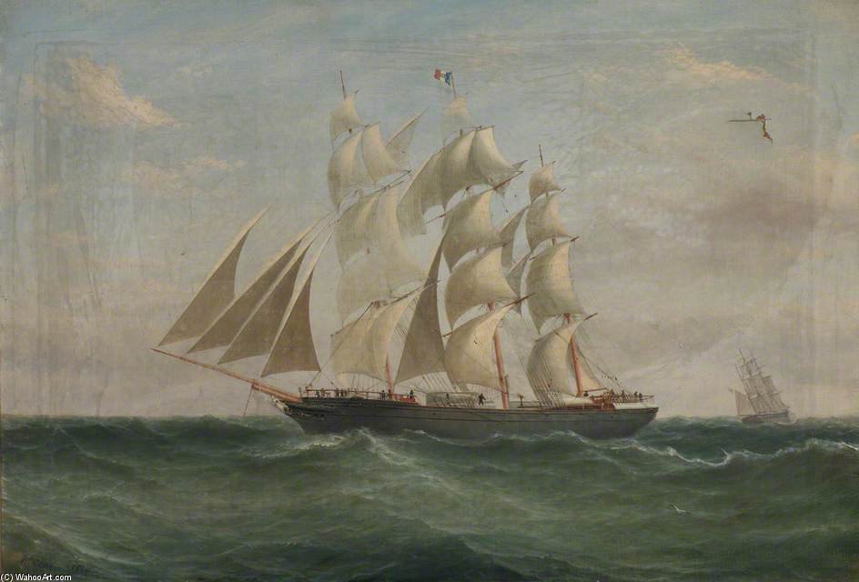 Wikioo.org - The Encyclopedia of Fine Arts - Painting, Artwork by William Clark - The Barque 'helen Denny'